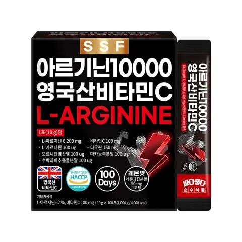 순수식품 아르기닌 10000 영국산 비타민C, 100포, 1박스 19,990원 (무료배송)