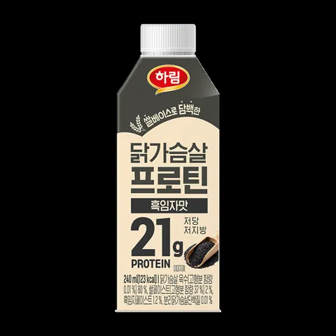 하림 닭가슴살프로틴 흑임자맛 240ml 15팩 24,480원 (무료)
