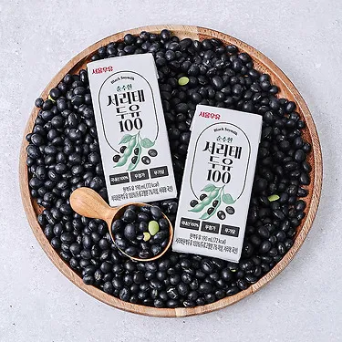 서울우유 순수한 서리태 두유 100 190ml 32팩 19,800원
