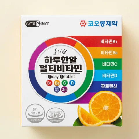 코오롱제약 올인원 하루한알 멀티비타민, 900mg, 60정, 5박스 29,500원 (무료)