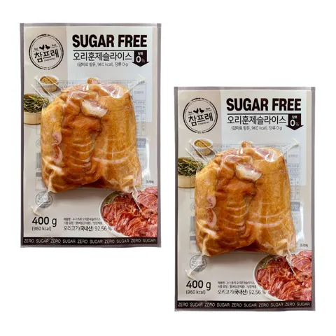 슈가프리 오리훈제 슬라이스 400g + 400g 총800g 17,800원 (무료)