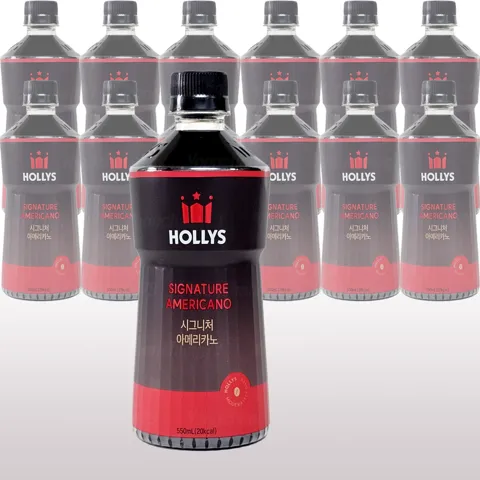 밤12시에 ㄱㄱ 할리스 시그니처 아메리카노, 550ml, 12개 7,990원 (무료)