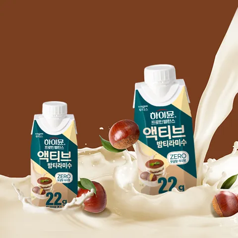 하이뮨 프로틴 밸런스 액티브 제로, 밤티라미수, 250ml, 18개 19,900원 (무료)