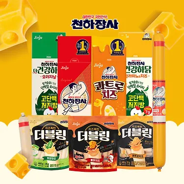천하장사 빅사이즈 스틱 오리지날+콰트로치즈 60gX20개 외 다양 12,900원 (무료)
