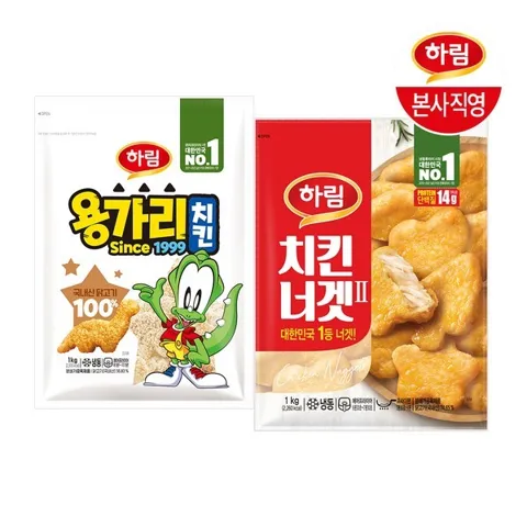 용가리치킨 1kg + 치킨너겟2 1kg