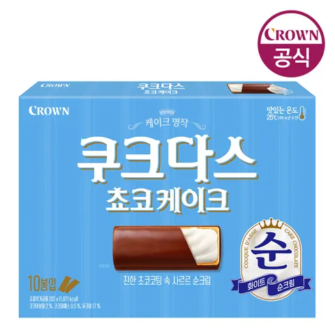 쿠크다스 쵸코케이크 1개