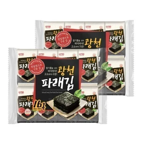 파래김 도시락김 32봉