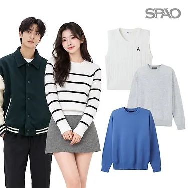 스파오 맨투맨/후디/가디건/셔츠/슬랙스/데님 외