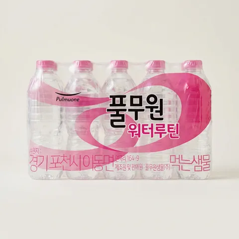 풀무원 워터루틴 생수 500ml *40개 (라벨랜덤)