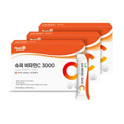 고함량 슈퍼 비타민C 3000 100포 x 3박스