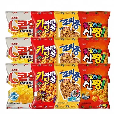 콘칲3 + 신짱3 + 카땅3 + 죠리퐁3) 639g 8,800원 (무배)