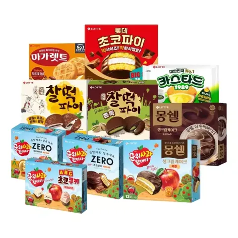 롯데 두바이 찰떡파이 300g 2개