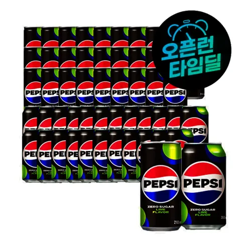 펩시 제로라임 210ml 30캔+355ml 24캔