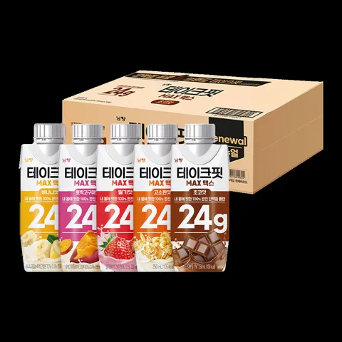 테이크핏 맥스 단백질 5종 250ml 9+9입