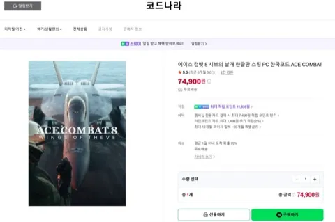 에이스 컴뱃8 스팀