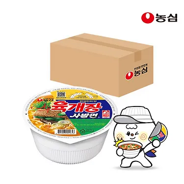 농심 육개장 사발면 24개/쿠폰가 16,830원, 첫구매