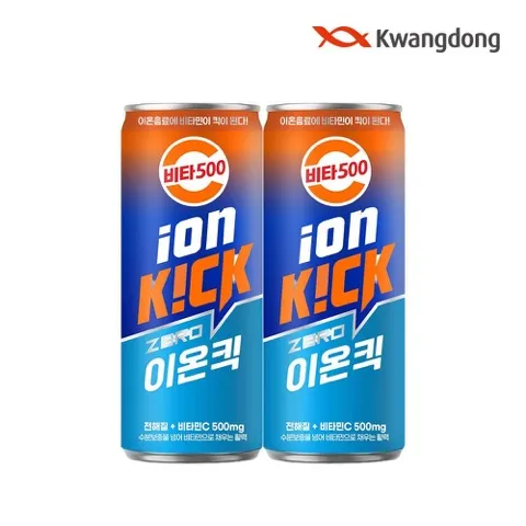 비타500 이온킥제로 이온음료 240ml 24캔
