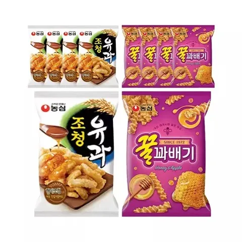 조청유과 96g 5개 + 꿀꽈배기 90g 5개 T멤