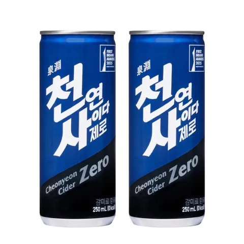 천연사이다 제로 250ml 60개