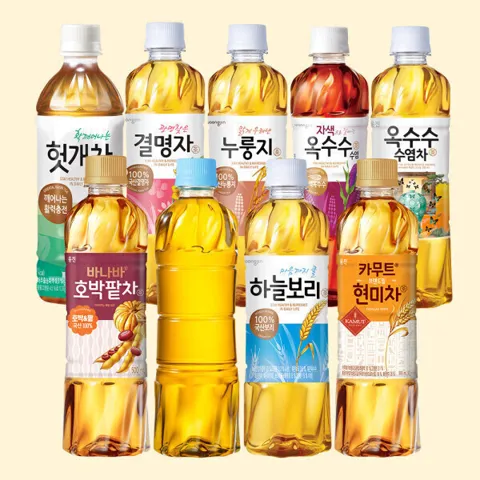 하늘보리/옥수수수염차/카무트현미차/결명자차 외 9종 500ml 20+20 골라담기