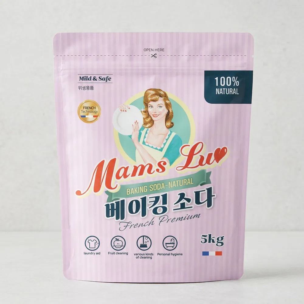 [토스] 맘스럽 베이킹소다 파우치5Kg (3,990원/무료배송)