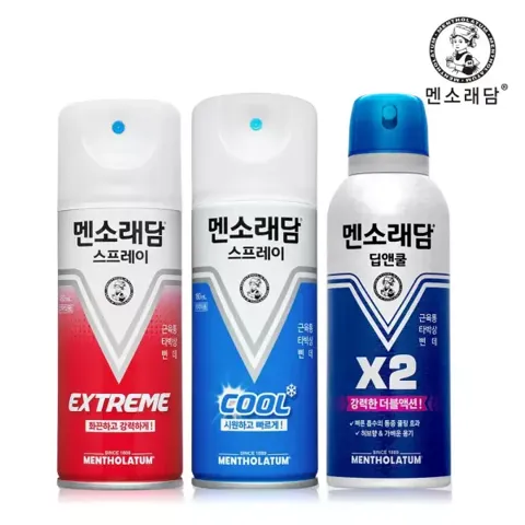 멘소래담 스프래이 파스 3종