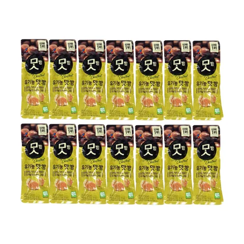 씨제이 유기농 맛밤, 42g, 21개