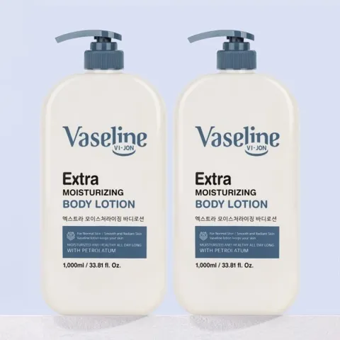 바세린 엑스트라 모이스처라이징 바디로션 1000ml 2개