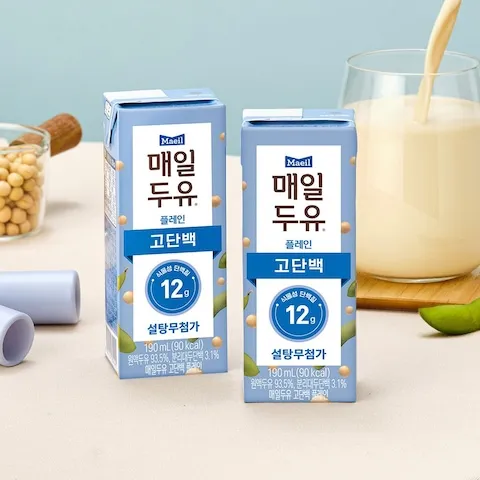 매일두유 고단백 190ml 48팩+검은콩 6팩 증정