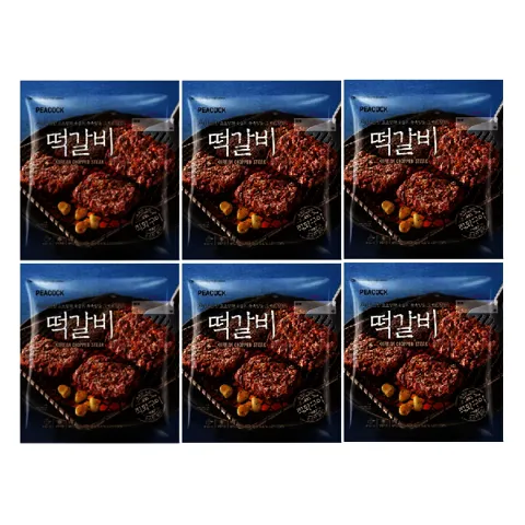 피코크 떡갈비 450g x 6팩