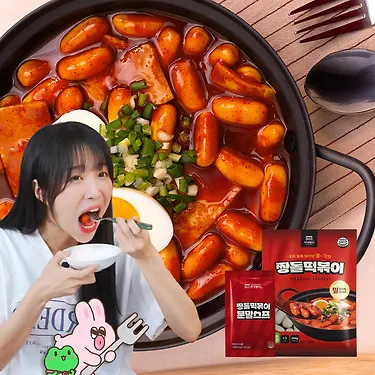 짱돌떡볶이 기본맛 4팩