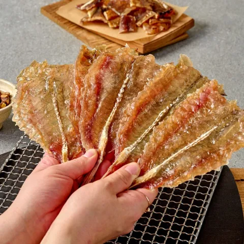 순살 통 조미 아귀꼬리포 5~8미 250g 내외