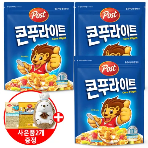 포스트 콘푸라이트 600g 3개+씨리얼 310g 랜덤증정