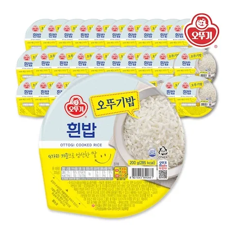 오뚜기밥 흰밥 200g 36개