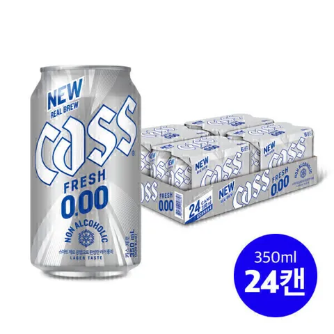 NEW 카스제로 0.00 350ml 24캔 논알콜맥주