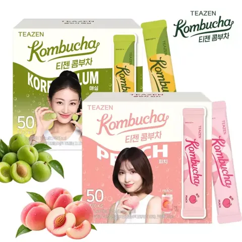 티젠 Best 인기 콤부차 50스틱 9종 선택+아이스티 레몬그린티 10스틱