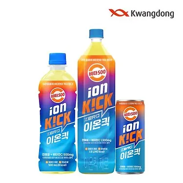 광동 비타500 이온킥 제로 이온음료 500ml 24병