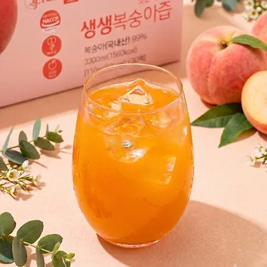생생복숭아즙 110mlX30팩
