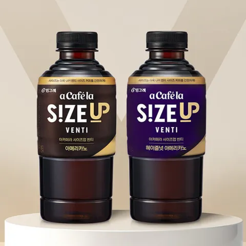 빙그레 아카페라 사이즈업 벤티 600ml 24펫 2종 중 선택