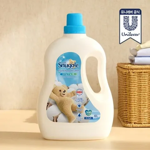 스너글 허거블코튼 섬유유연제 4L+2.6L+탈취제 150ml