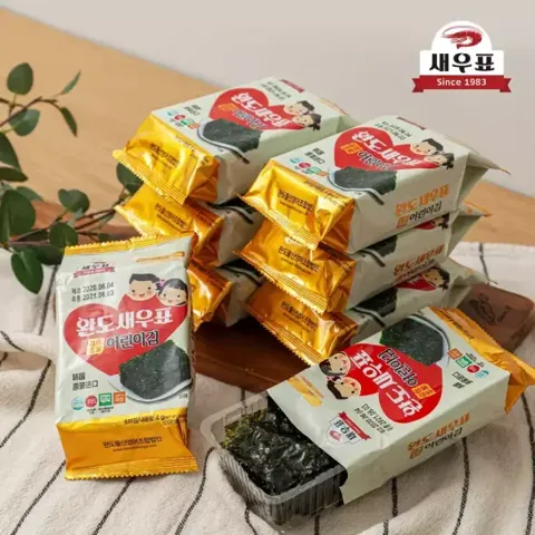 10분러시 완도 어린이 도시락김 4g x 36봉