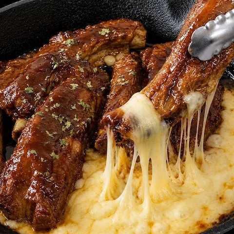 핫/숯불 바베큐 쪽갈비 500g 2팩