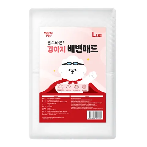 마이티펫 흡수빠른 강아지 배변패드 M/L/XL 100매