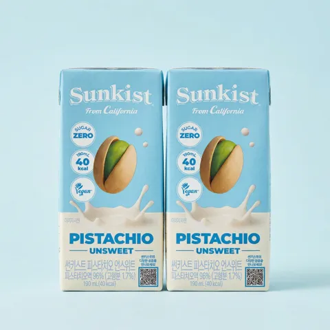 광동 썬키스트 피스타치오 언스위트, 190ml, 24개