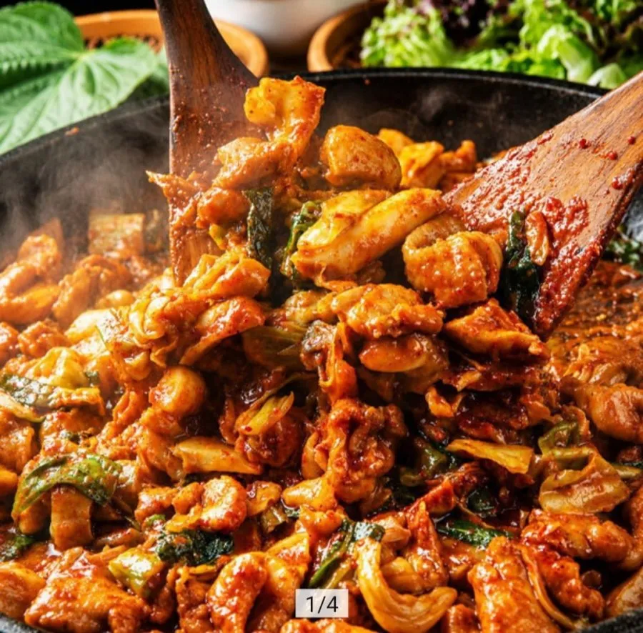 [옥션] 춘천양념닭갈비 600g 4팩 (18,790원/무료)