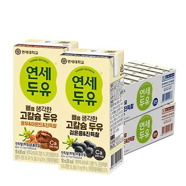 연세 뼈를 생각한 고칼슘 두유 180ml 48팩