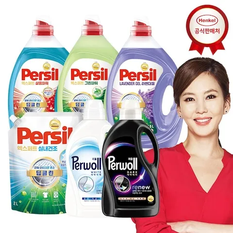 퍼실 딥클린 라벤더젤 2L 6개