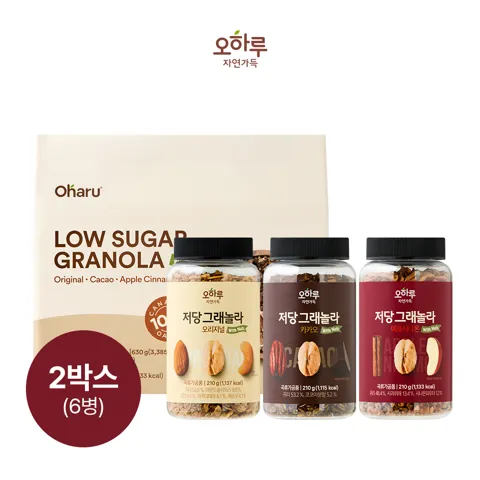 오하루 저당그래놀라 3통 x 2박스