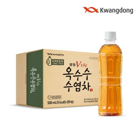 광동 V라인 옥수수수염차 무라벨 500ml 20입