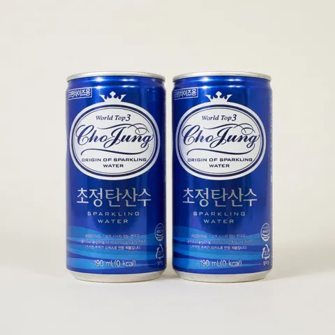 일화 초정 탄산수 플레인 190ml 캔 2박스 60캔